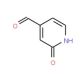 2-Hydroxy-4-pyridinecarboxaldehyde (CAS 188554-13-4) - chemical structure image