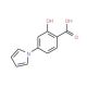 2-Hydroxy-4-pyrrol-1-yl-benzoic acid - chemical structure image