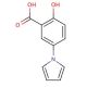 2-Hydroxy-5-(1H-pyrrol-1-yl)benzoic acid (CAS 53242-70-9) - chemical structure image