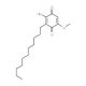 2-Hydroxy-5-methoxy-3-undecyl-[1,4]benzoquinone - chemical structure image