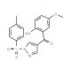 (2-Hydroxy-5-methoxy-phenyl)-[1-(toluene-4-sulfonyl)-1H-pyrazol-4-yl]-methanone - chemical structure image