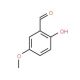 2-Hydroxy-5-methoxybenzaldehyde (CAS 672-13-9) - chemical structure image
