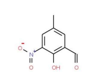 2-Hydroxy-5-methyl-3-nitro-benzaldehyde - chemical structure image