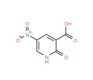 2-Hydroxy-5-nitronicotinic acid (CAS 6854-07-5) - chemical structure image