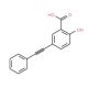 2-Hydroxy-5-(phenylethynyl)benzoic acid (CAS 32192-74-8) - chemical structure image
