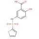 2-Hydroxy-5-(thiophene-2-sulfonylamino)-benzoic acid - chemical structure image