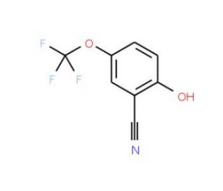 2-Hydroxy-5-(trifluoromethoxy)benzonitrile (CAS 875664-40-7) - chemical structure image