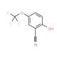 2-Hydroxy-5-(trifluoromethoxy)benzonitrile (CAS 875664-40-7) - chemical structure image