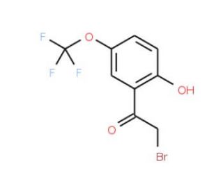 2-Hydroxy-5-(trifluoromethoxy)phenacyl bromide - chemical structure image