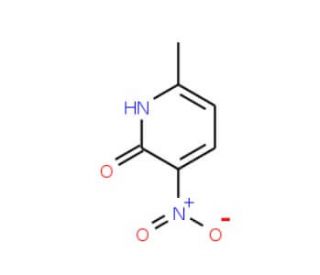 2-Hydroxy-6-methyl-3-nitropyridine (CAS 39745-39-6) - chemical structure image