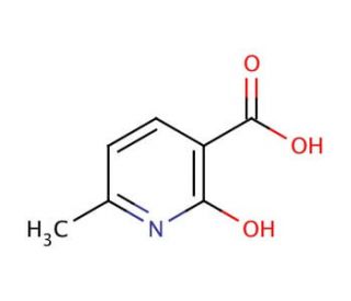 2-Hydroxy-6-methylpyridine-3-carboxylic acid (CAS 38116-61-9) - chemical structure image