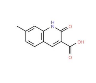 2-Hydroxy-7-methylquinoline-3-carboxylic acid - chemical structure image