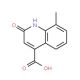 2-Hydroxy-8-methyl-quinoline-4-carboxylic acid - chemical structure image