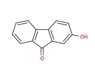 2-Hydroxy-9-fluorenone (CAS 6949-73-1) - chemical structure image