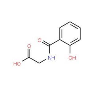 2-Hydroxy Hippuric Acid (CAS 487-54-7) - chemical structure image