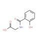 2-Hydroxy Hippuric Acid (CAS 487-54-7) - chemical structure image