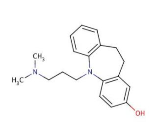 2-Hydroxy Imipramine (CAS 303-70-8) - chemical structure image
