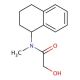 2-hydroxy-N-methyl-N-(1,2,3,4-tetrahydronaphthalen-1-yl)acetamide - chemical structure image