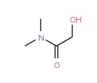 2-hydroxy-N,N-dimethylacetamide (CAS 14658-93-6) - chemical structure image