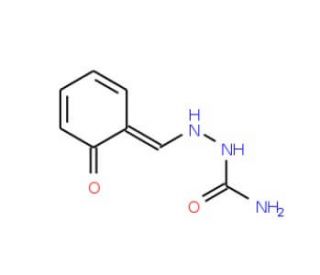 2-hydroxybenzaldehyde semicarbazone (CAS 3030-97-5) - chemical structure image