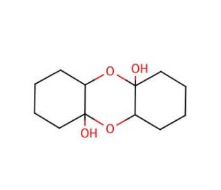 2-Hydroxycyclohexanone dimer (CAS 30282-14-5) - chemical structure image