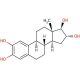 2-Hydroxyestriol (CAS 1232-80-0) - chemical structure image