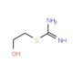 2-hydroxyethyl imidothiocarbamate (CAS 2986-29-0) - chemical structure image