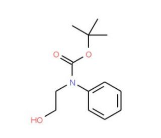 (2-Hydroxyethyl)phenyl-carbamic acid tert-butyl ester (CAS 121492-10-2) - chemical structure image
