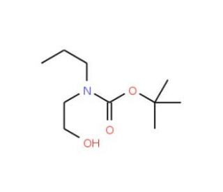 (2-Hydroxyethyl)propyl-carbamic acid tert-butyl ester (CAS 152192-96-6) - chemical structure image