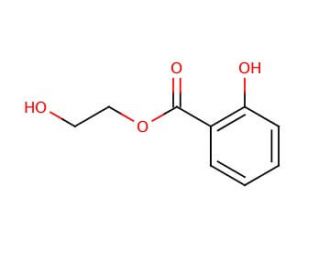 2-Hydroxyethyl salicylate (CAS 87-28-5) - chemical structure image