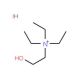 (2-Hydroxyethyl)triethylammonium Iodide (CAS 5957-17-5) - chemical structure image
