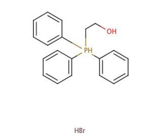 (2-Hydroxyethyl)triphenylphosphonium bromide (CAS 7237-34-5) - chemical structure image