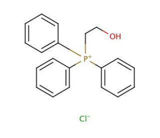 (2-Hydroxyethyl)triphenylphosphonium chloride (CAS 23250-03-5) - chemical structure image