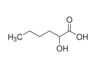 2-Hydroxyhexanoic acid (CAS 6064-63-7) - chemical structure image