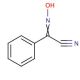 2-Hydroxyimino-2-phenylacetonitrile, mixture of syn and anti (CAS 825-52-5) - chemical structure image