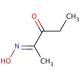2-Hydroxyimino-3-pentanone - chemical structure image