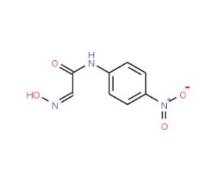 2-Hydroxyimino-N-(4-nitro-phenyl)-acetamide (CAS 17122-62-2) - chemical structure image