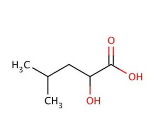 2-Hydroxyisocaproic acid (CAS 498-36-2) - chemical structure image