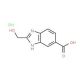 2-Hydroxymethyl-1H-benzoimidazole-5-carboxylicacid hydrochloride (CAS 247128-20-7) - chemical structure image