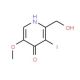 2-(Hydroxymethyl)-3-iodo-5-methoxy-4-pyridinol - chemical structure image
