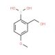 2-(Hydroxymethyl)-4-methoxyphenylboronic acid (CAS 762263-92-3) - chemical structure image
