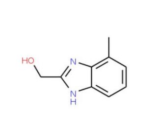 2-Hydroxymethyl-4-methyl-1H-benzoimidazole (CAS 191794-20-4) - chemical structure image