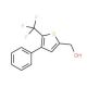 2-(Hydroxymethyl)-4-phenyl-5-(trifluoromethyl)thiophene - chemical structure image