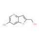 2-(Hydroxymethyl)furo[3,2-b]pyridin-6-ol (CAS 1186310-89-3) - chemical structure image