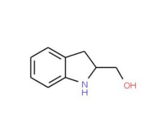 2-(Hydroxymethyl)indoline (CAS 27640-31-9) - chemical structure image