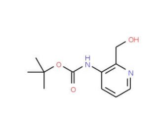 (2-Hydroxymethyl-pyridin-3-yl)-carbamic acidtert-butyl ester (CAS 824429-51-8) - chemical structure image