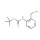 (2-Hydroxymethyl-pyridin-3-yl)-carbamic acidtert-butyl ester (CAS 824429-51-8) - chemical structure image