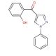 2-Hydroxyphenyl 1-phenyl-1H-pyrazol-4-yl ketone (CAS 61466-44-2) - chemical structure image