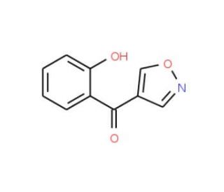 (2-hydroxyphenyl)(isoxazol-4-yl)methanone (CAS 53658-17-6) - chemical structure image