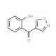 (2-hydroxyphenyl)(isoxazol-4-yl)methanone (CAS 53658-17-6) - chemical structure image